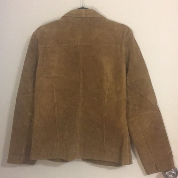 Brown Suede Jacket (size M) Like New! - Picture 4 of 11
